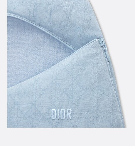 Sleeping Bag • Sky Blue Cannage Cotton Voile