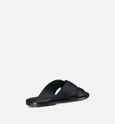 Dior Alias Sandal • Black Grained Calfskin