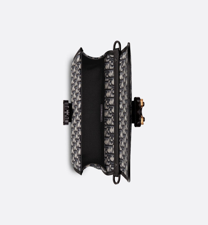 Gallop Bag with Strap • Beige and Black Dior Oblique Jacquard