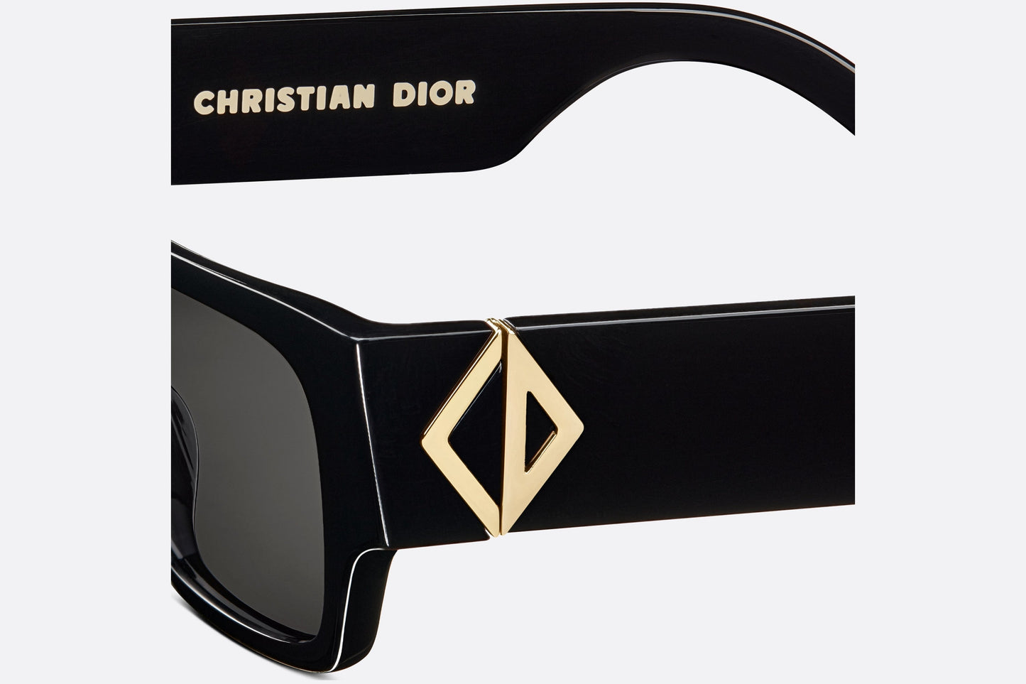 CD Diamond S5I • Black Square Sunglasses