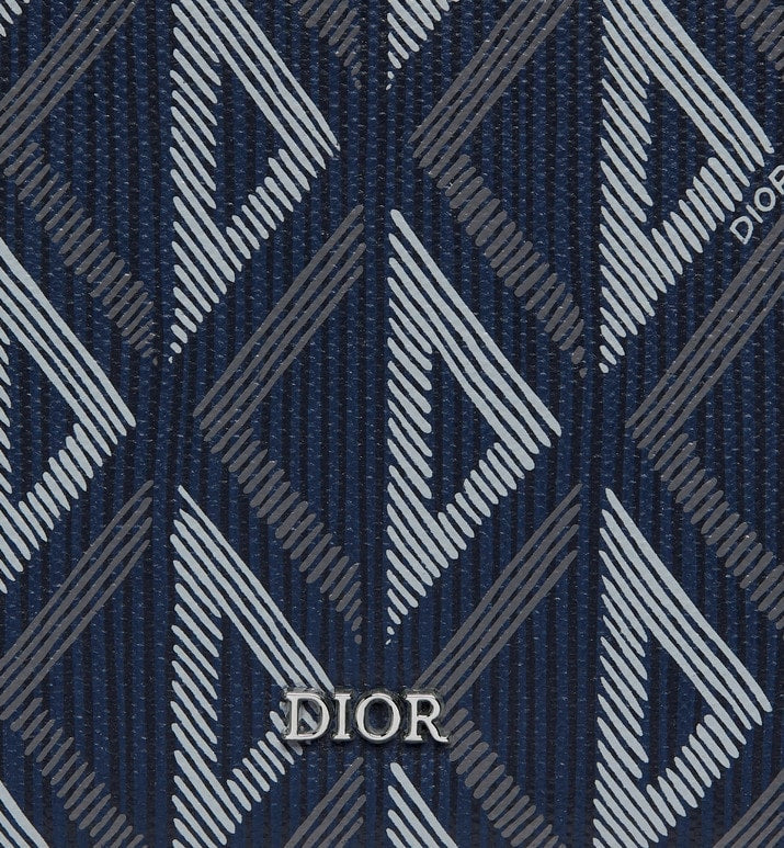 Wallet • Navy Blue CD Diamond Canvas