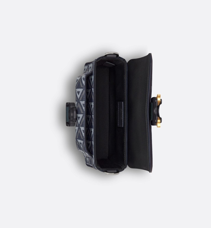 Dior Hit The Road Mini Bag • Navy Blue CD Diamond Canvas