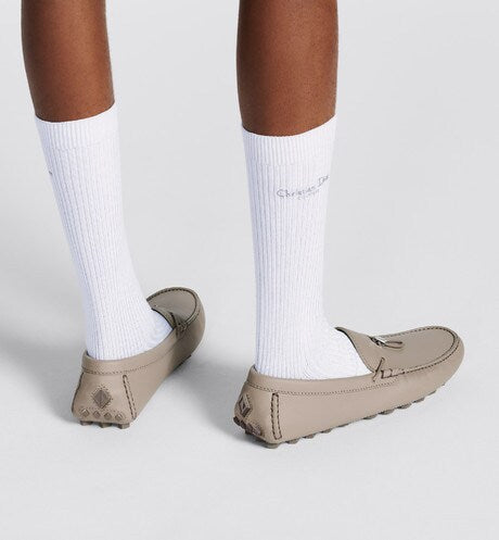 Loafer • Beige Grained Calfskin