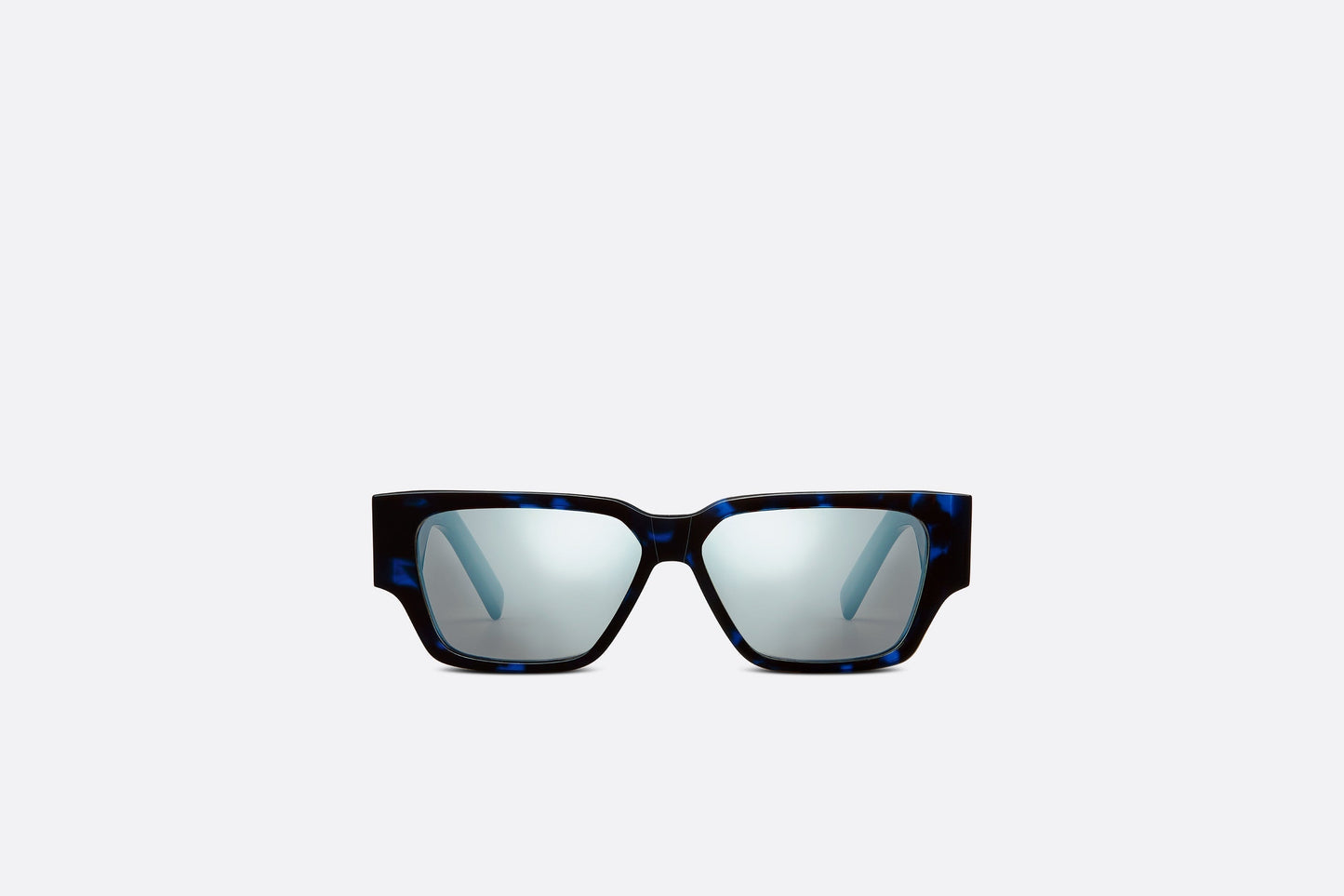CD Diamond S5I • Blue Tortoiseshell-Effect Square Sunglasses