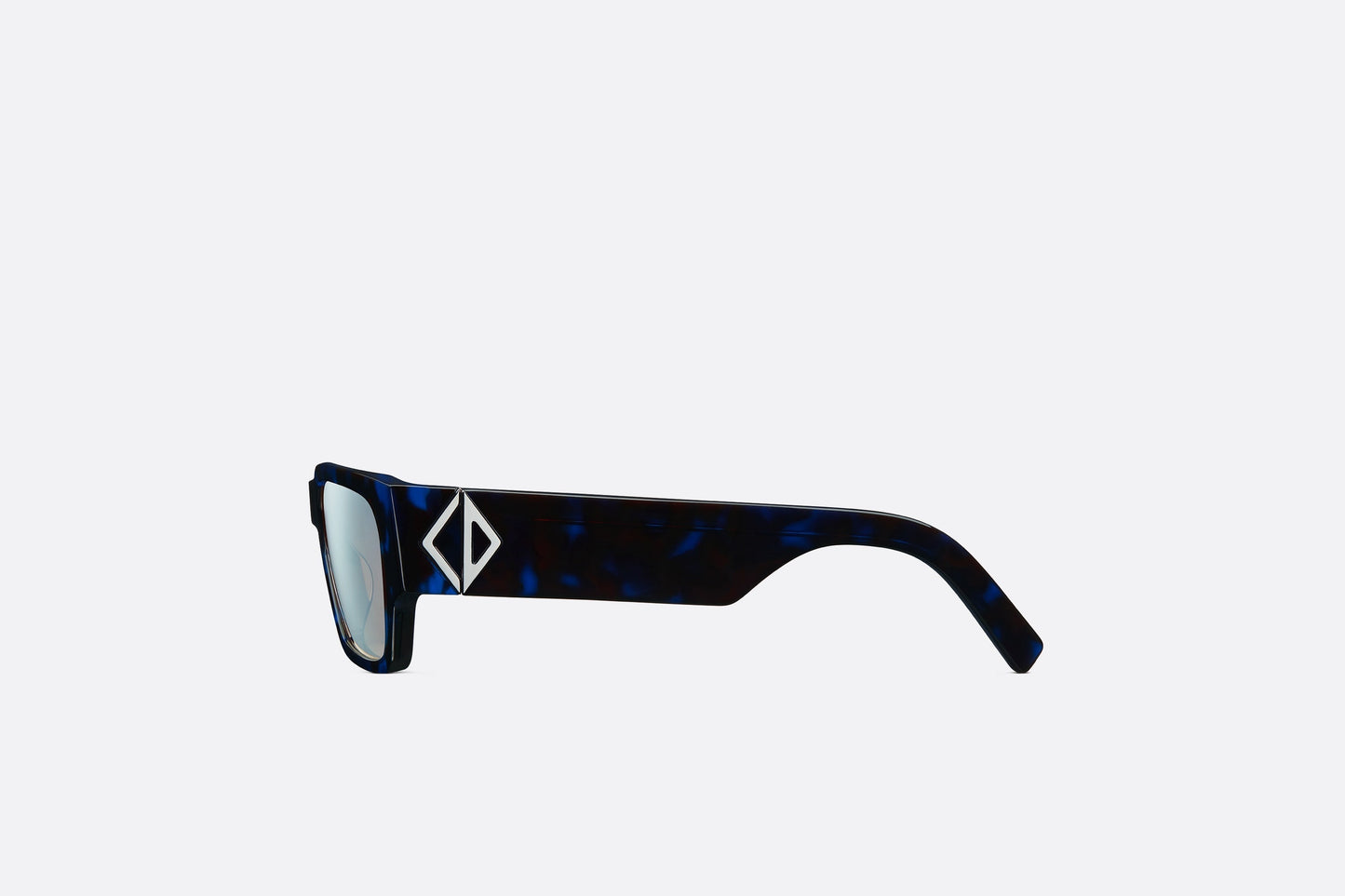 CD Diamond S5I • Blue Tortoiseshell-Effect Square Sunglasses