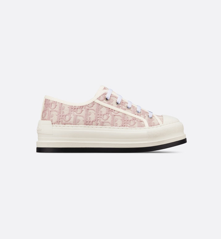 Walk'n'Dior Platform Sneaker • Nude Dior Oblique Embroidered Cotton