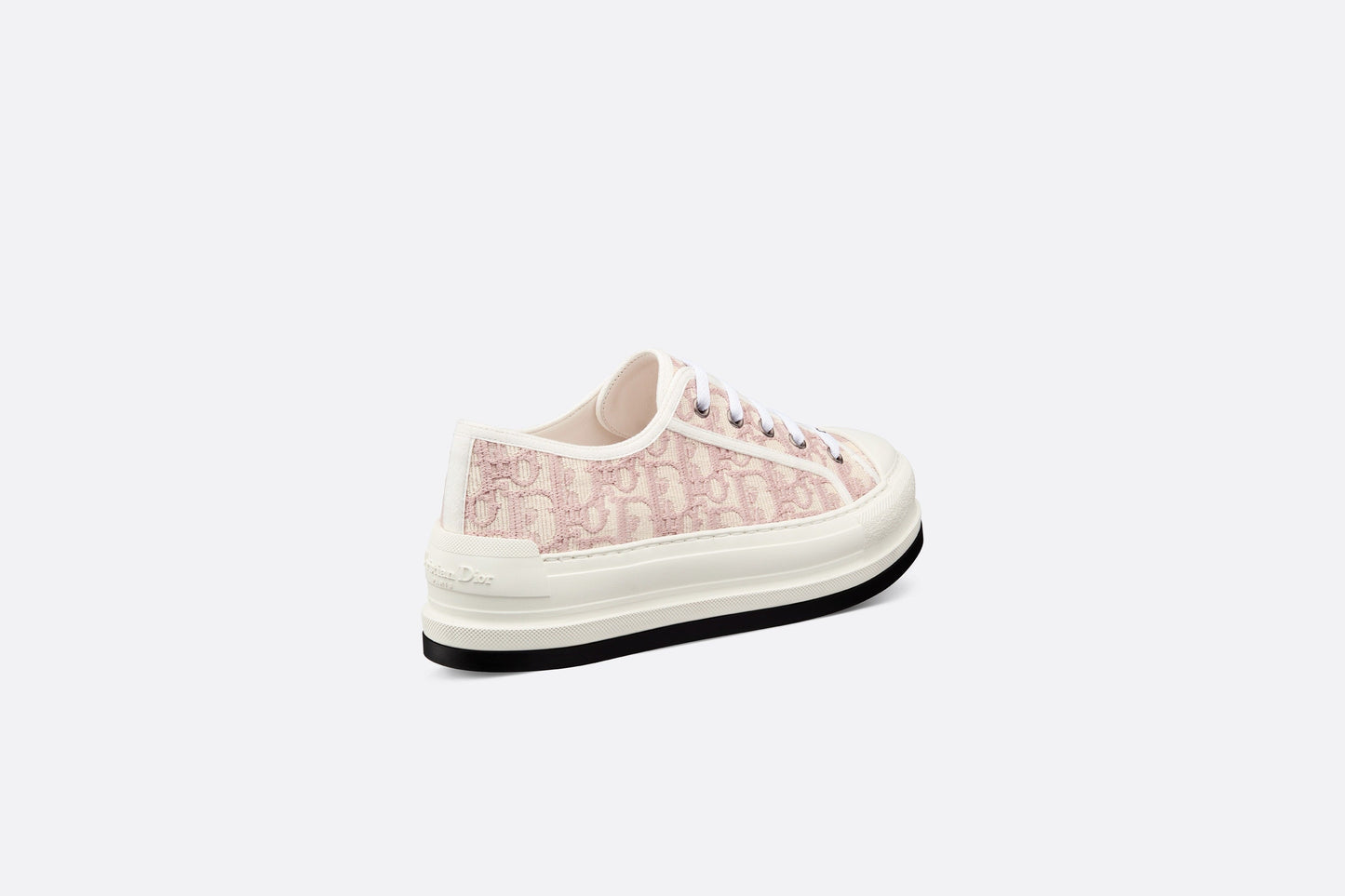 Walk'n'Dior Platform Sneaker • Nude Dior Oblique Embroidered Cotton