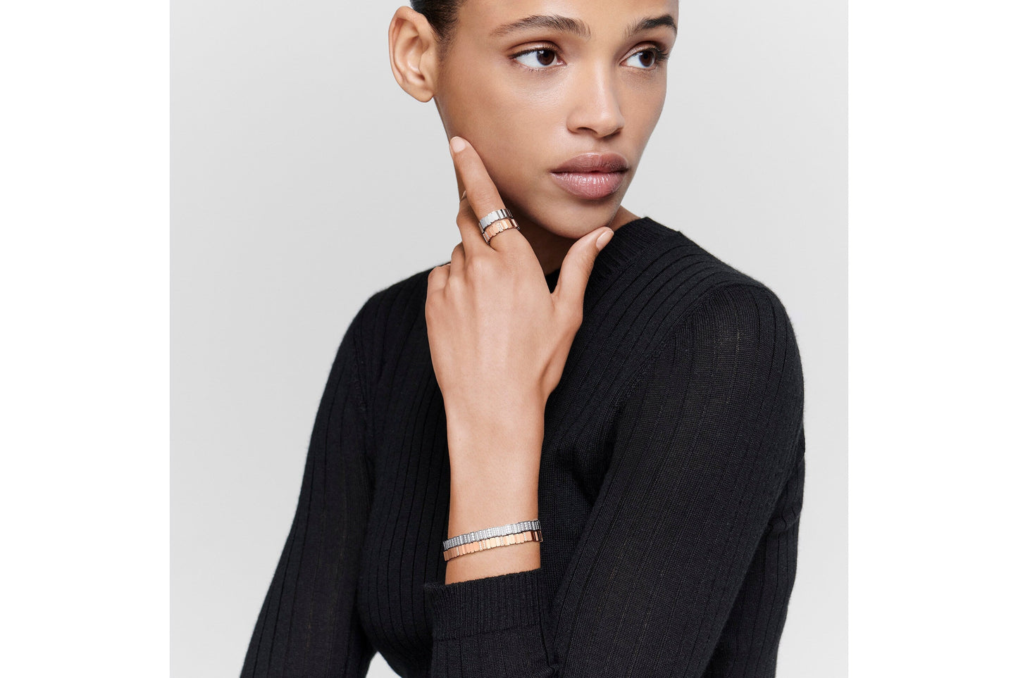 GEM DIOR Bracelet • Pink Gold and Diamonds