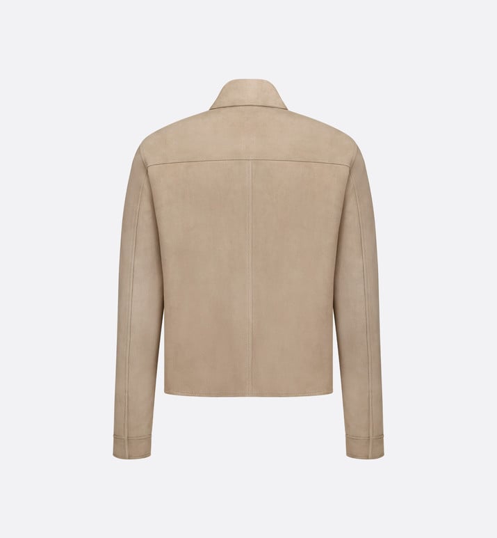 Zipped Blouson • Beige Lambskin