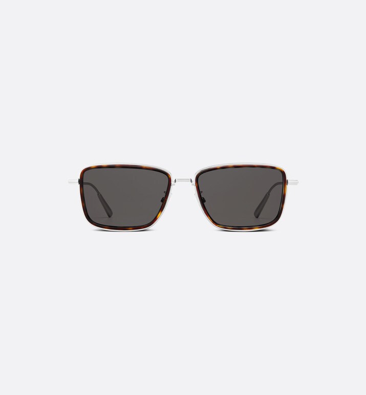 DiorBlackSuit S9U • Gray Rectangular Sunglasses