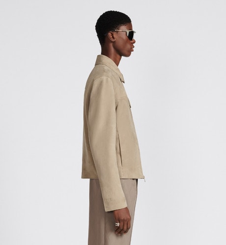 Zipped Blouson • Beige Lambskin