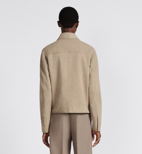 Zipped Blouson • Beige Lambskin