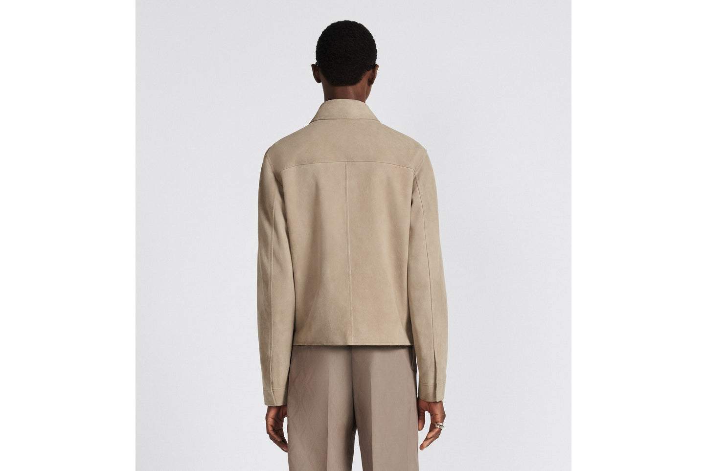 Zipped Blouson • Beige Lambskin