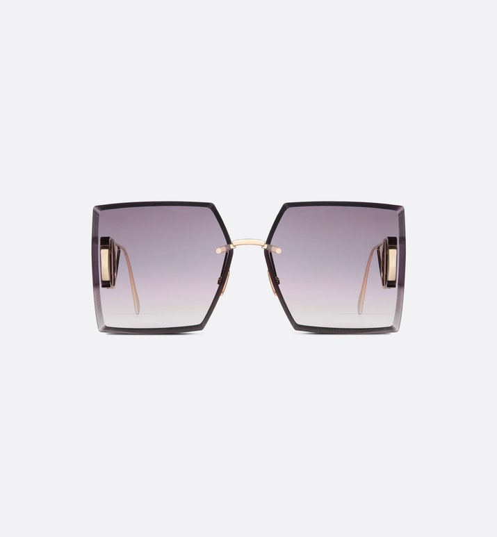 30Montaigne S7U • Purple-to-Pink Gradient Square Sunglasses