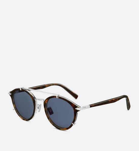 DiorBlackSuit R7U BioAcetate • Brown Tortoiseshell-Effect Pantos Sunglasses
