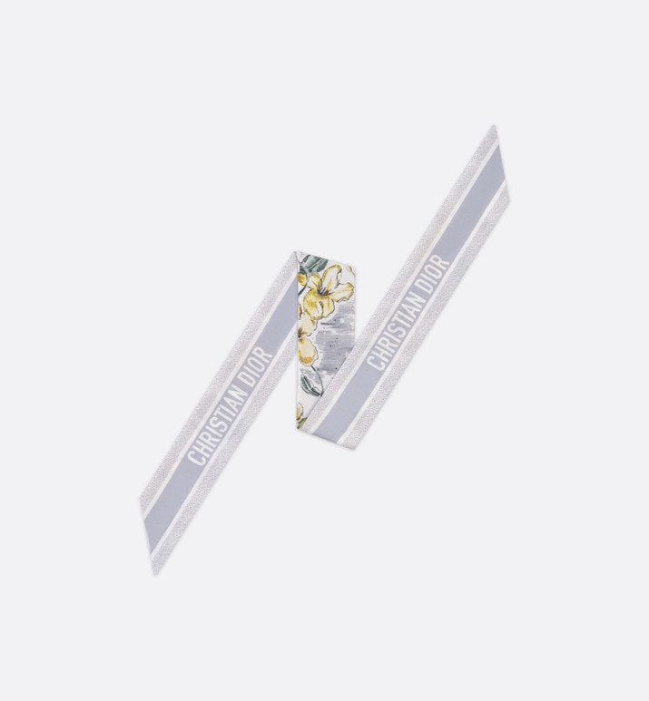 ABCDior U Uncarina - Univers Mitzah Scarf • Ivory Multicolor Silk Twill