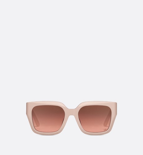 30Montaigne S8U • Beige-Pink Square Sunglasses