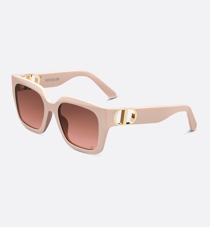 30Montaigne S8U • Beige-Pink Square Sunglasses