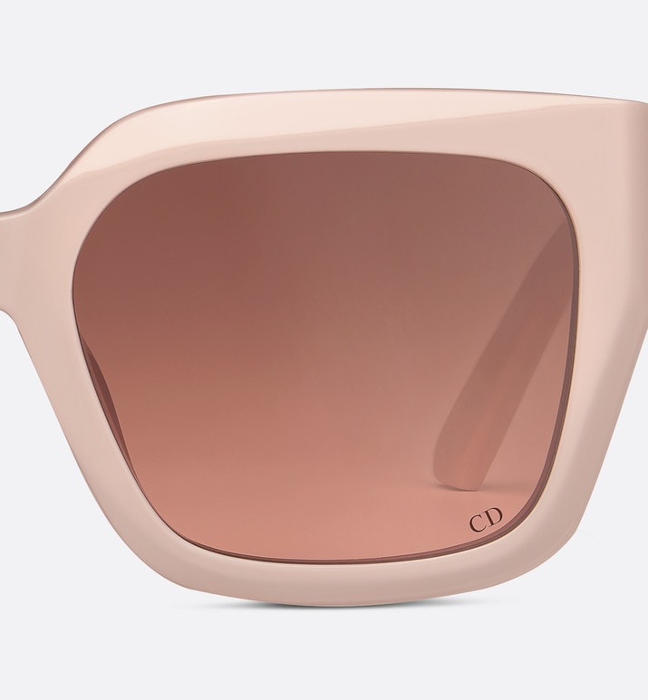 30Montaigne S8U • Beige-Pink Square Sunglasses