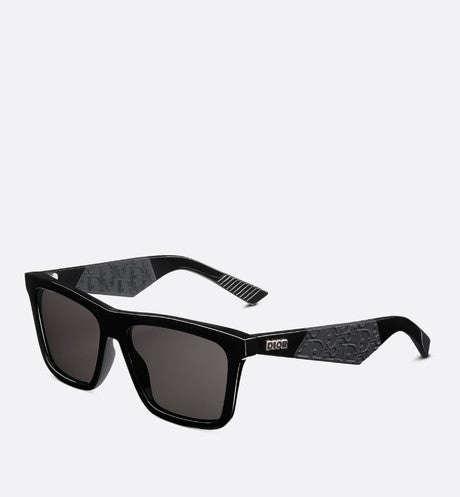 DiorB27 S1I • Black Rectangular Sunglasses