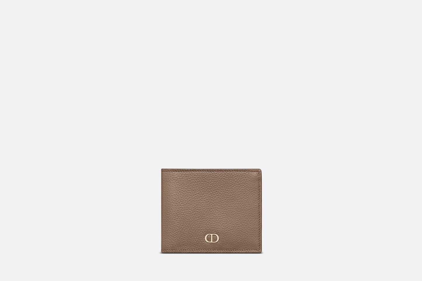 Wallet • Khaki Grained Calfskin with CD Icon Signature