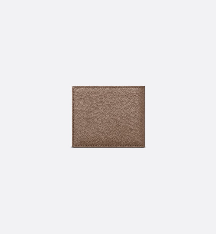 Wallet • Khaki Grained Calfskin with CD Icon Signature