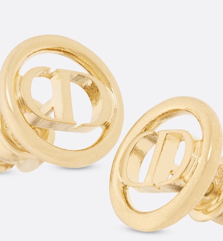 30 Montaigne Stud Earrings • Gold-Finish Metal