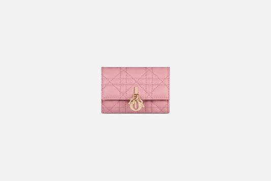 XS Miss Dior Wallet • Melocoton Pink Cannage Lambskin