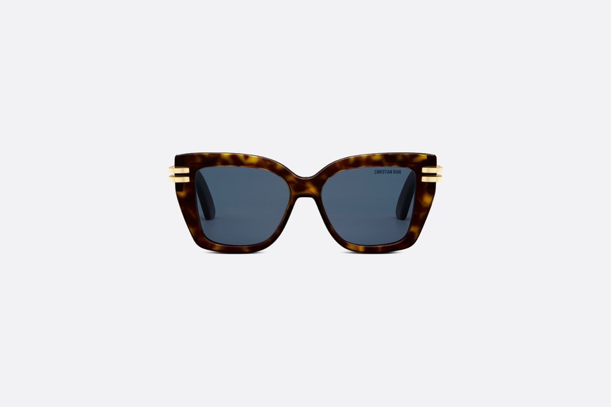 CDior S1I • Brown Tortoiseshell-Effect Square Sunglasses