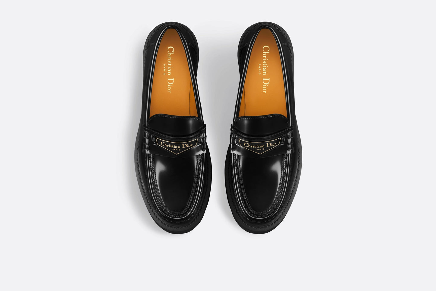 Dior Boy Platform Loafer • Black Brushed Calfskin