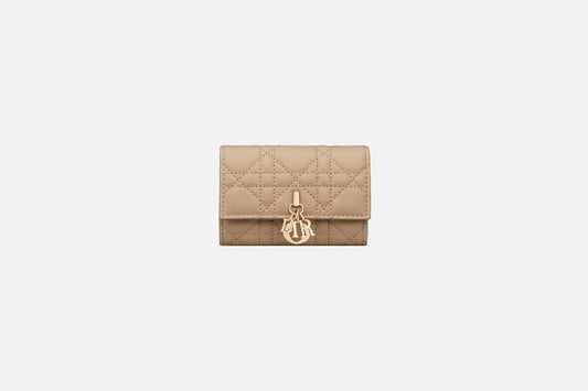 XS Miss Dior Wallet • Biscuit Cannage Lambskin