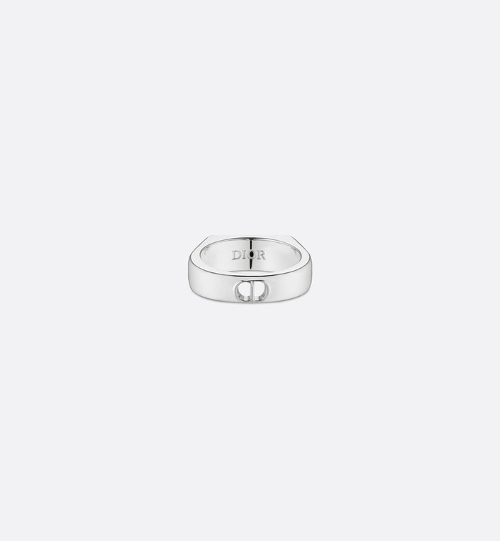 Dior Icons Cannage Ring • Silver