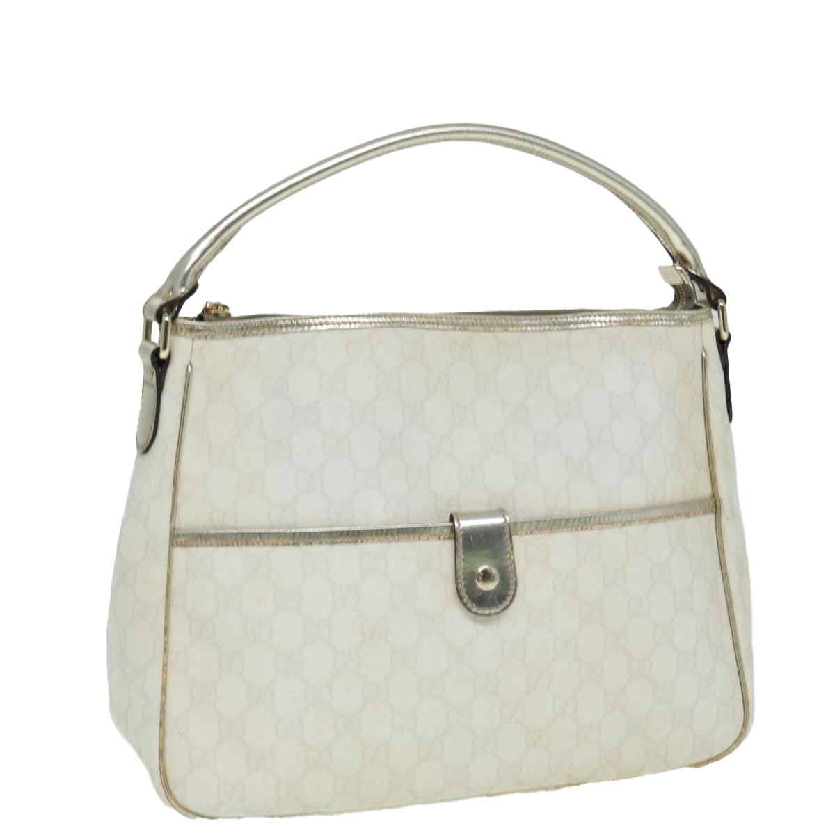 Gucci Gg Canvas White Canvas Handbag ()