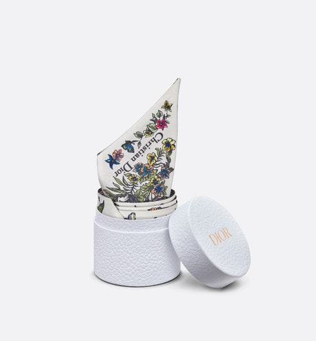 Mexico Millefiori Mitzah Scarf • Off-White Multicolor Silk Twill