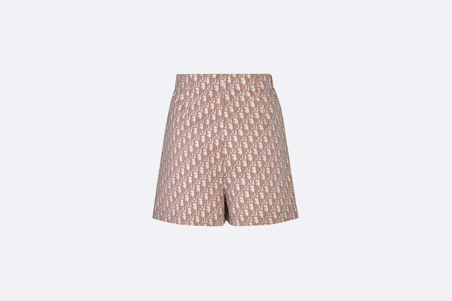 Skort • Melocoton Pink Technical Taffeta Jacquard with Dior Oblique Motif