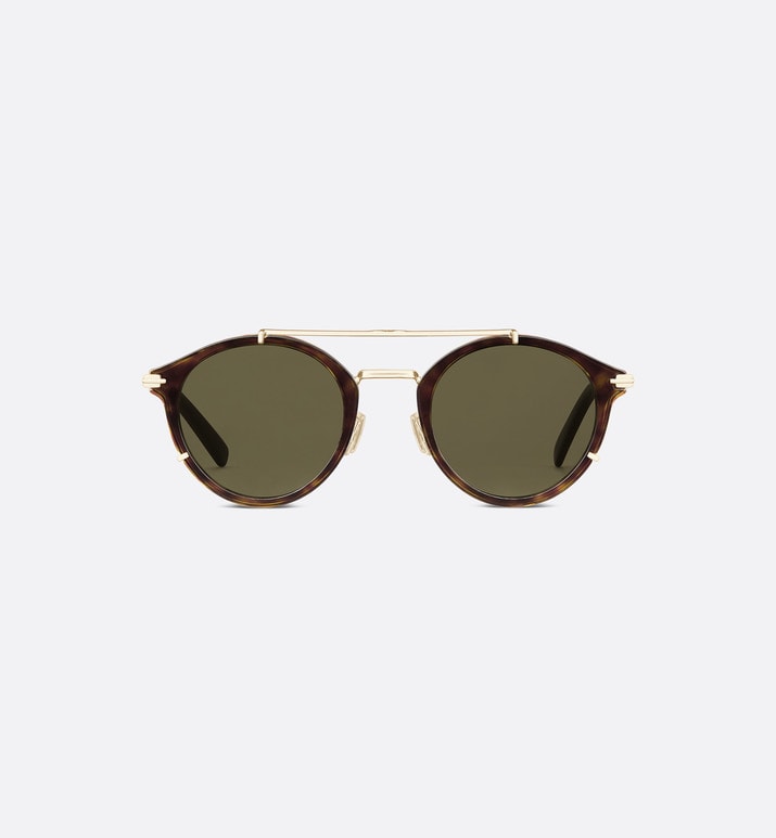 DiorBlackSuit R7U BioAcetate • Brown Tortoiseshell-Effect Pantos Sunglasses