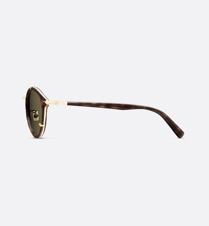 DiorBlackSuit R7U BioAcetate • Brown Tortoiseshell-Effect Pantos Sunglasses
