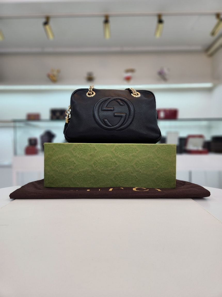 Gucci Soho Double Chain Shoulder Bag 308983 97417651