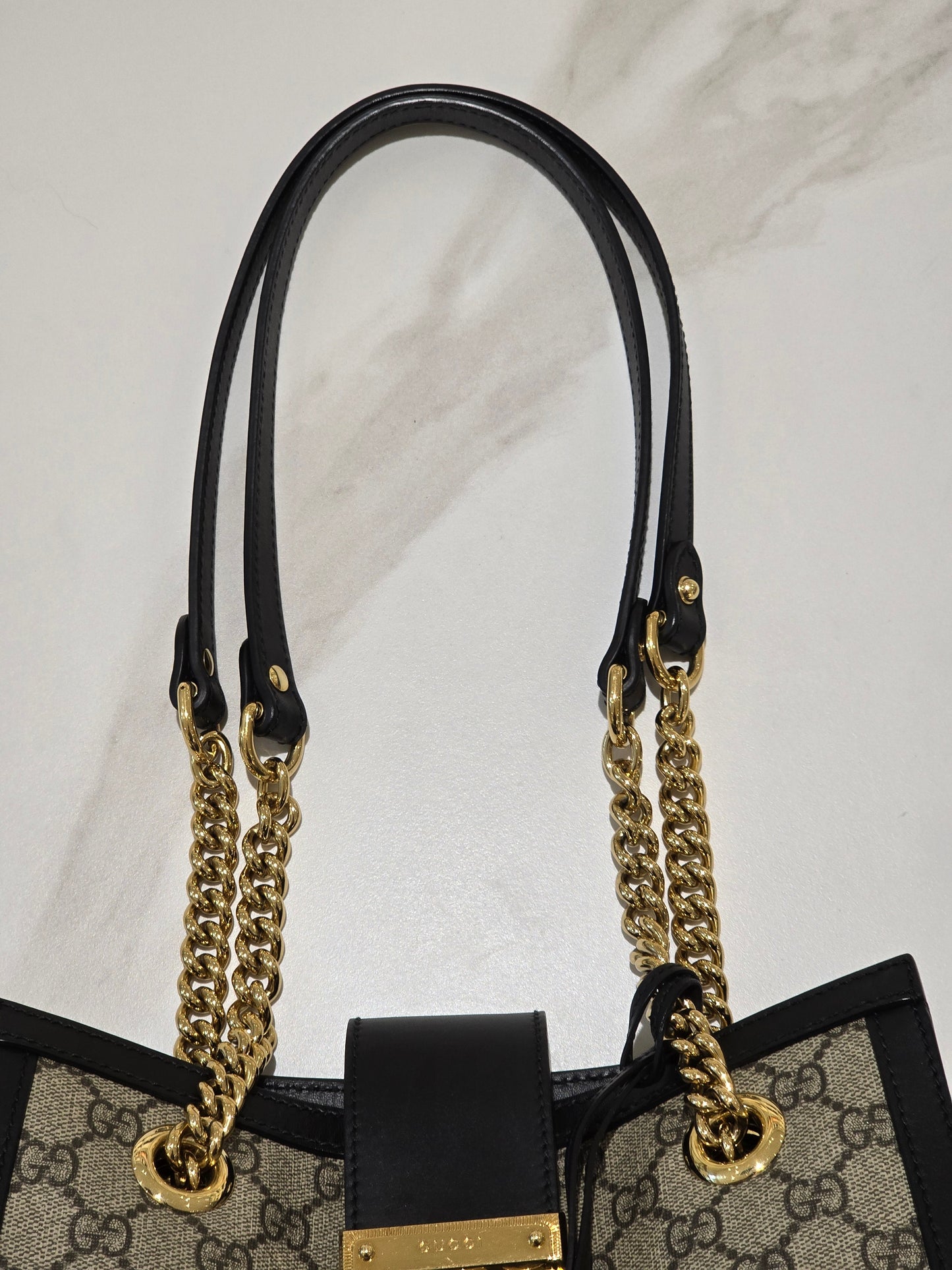 Gucci GG Supreme Small Padlock Shoulder Bag 498156 100814924