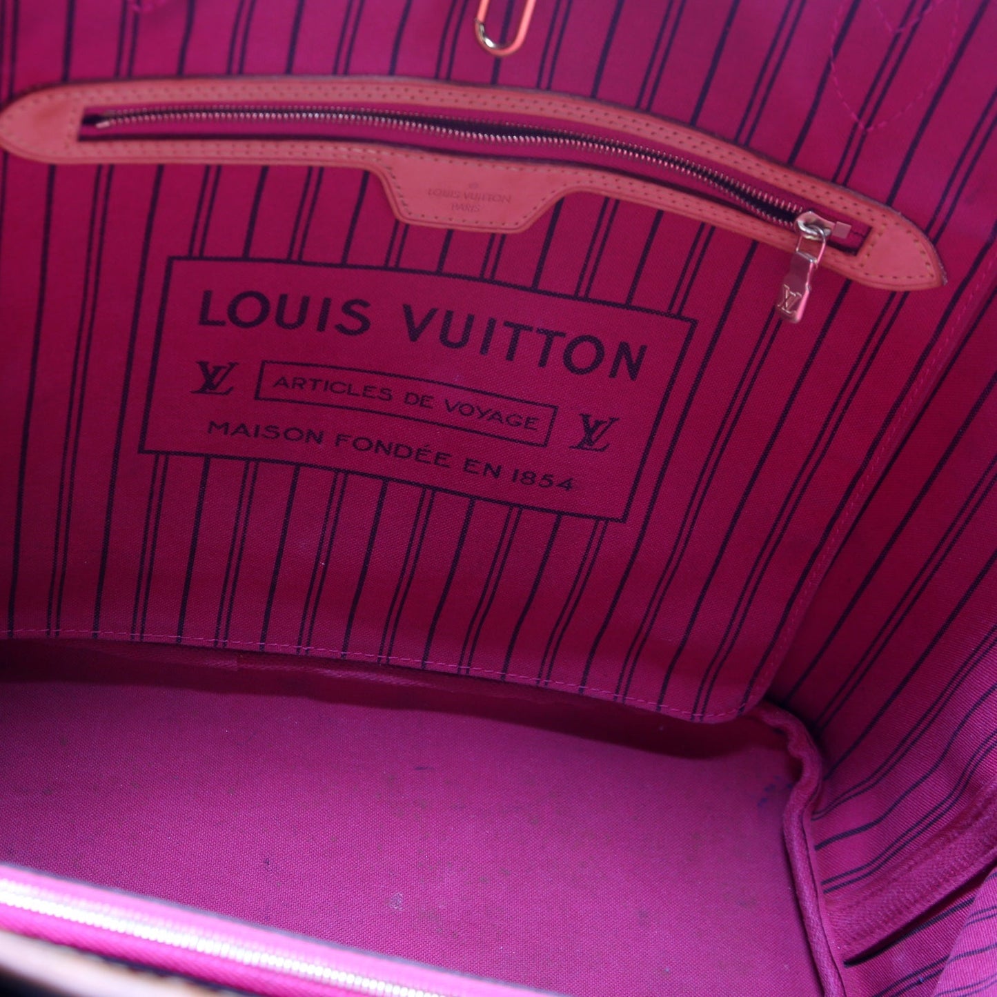 Neverfull W/Wallet MM Monogram Pink