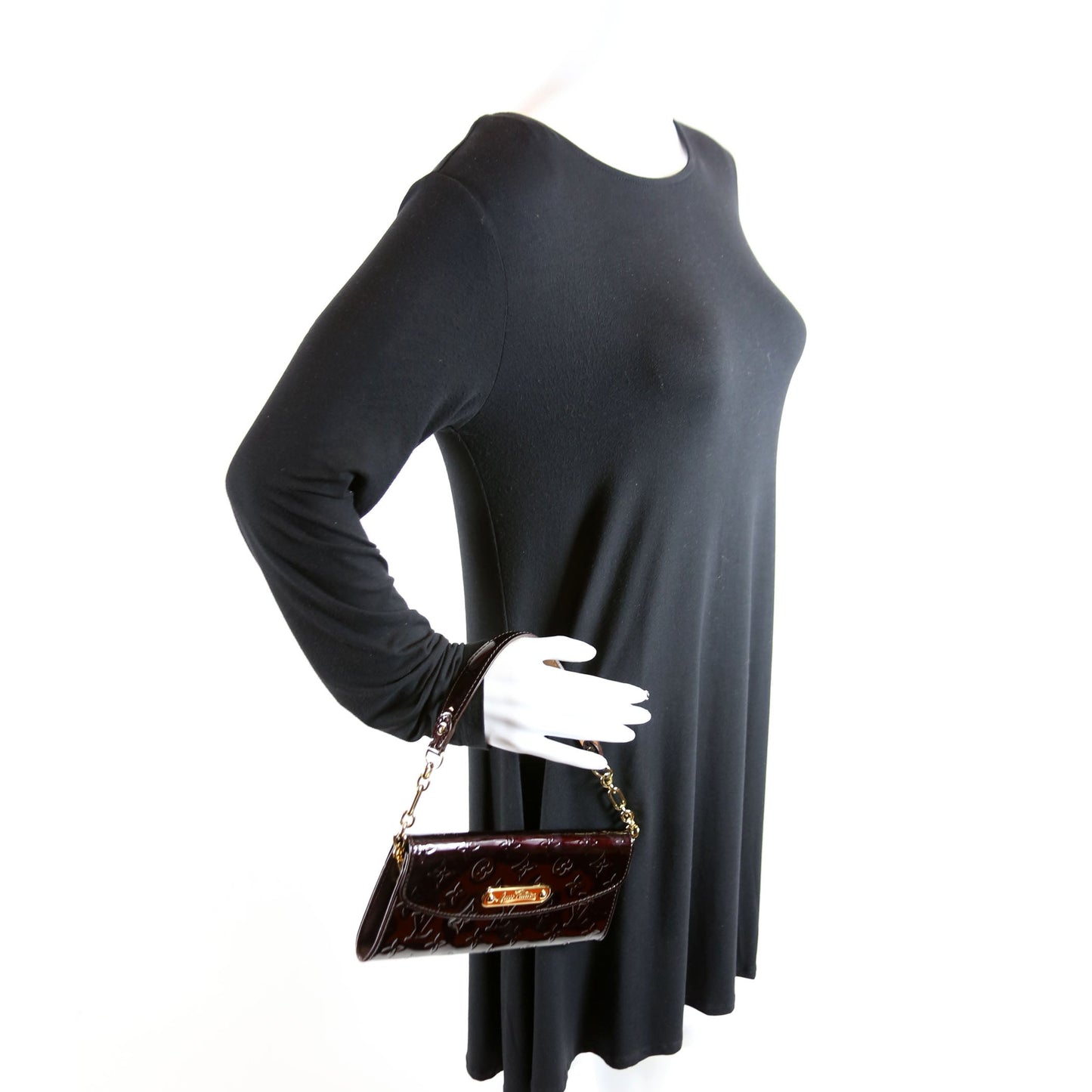 Sunset Boulevard Clutch Vernis Burgundy