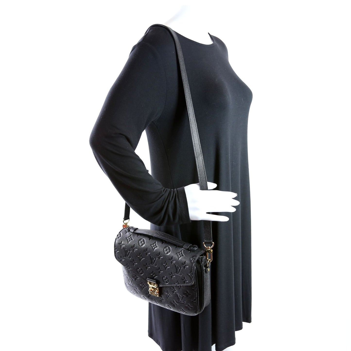 Pochette Metis Empreinte Black