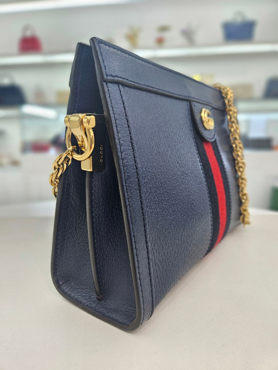 Gucci Ophidia GG Logo Chain Shoulder Crossbody Bag 503877 140895935