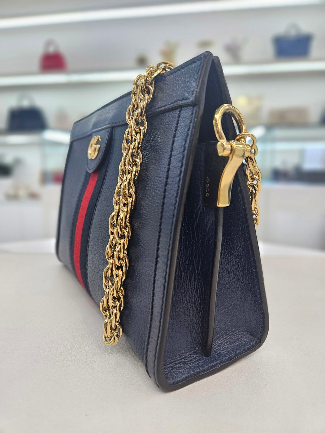 Gucci Ophidia GG Logo Chain Shoulder Crossbody Bag 503877 140895935