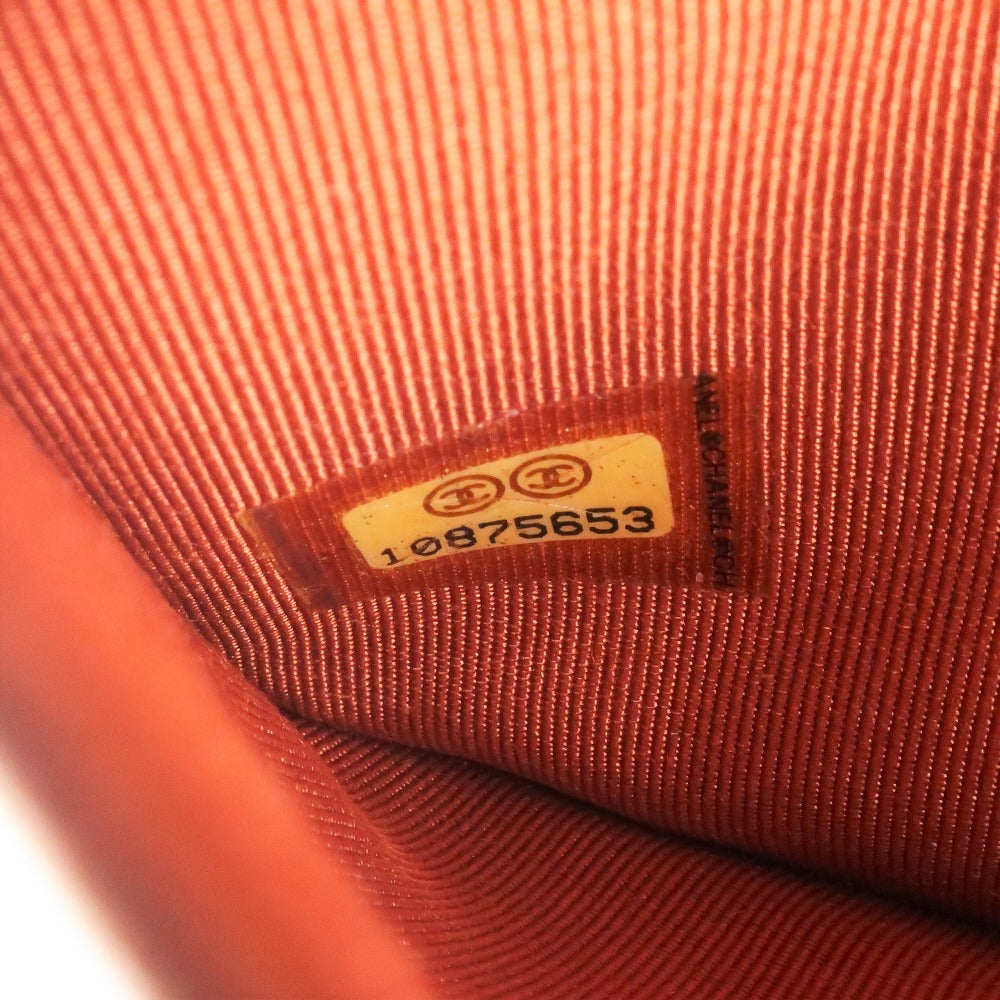 Chanel Brown Leather Coco Mark wallet accessories