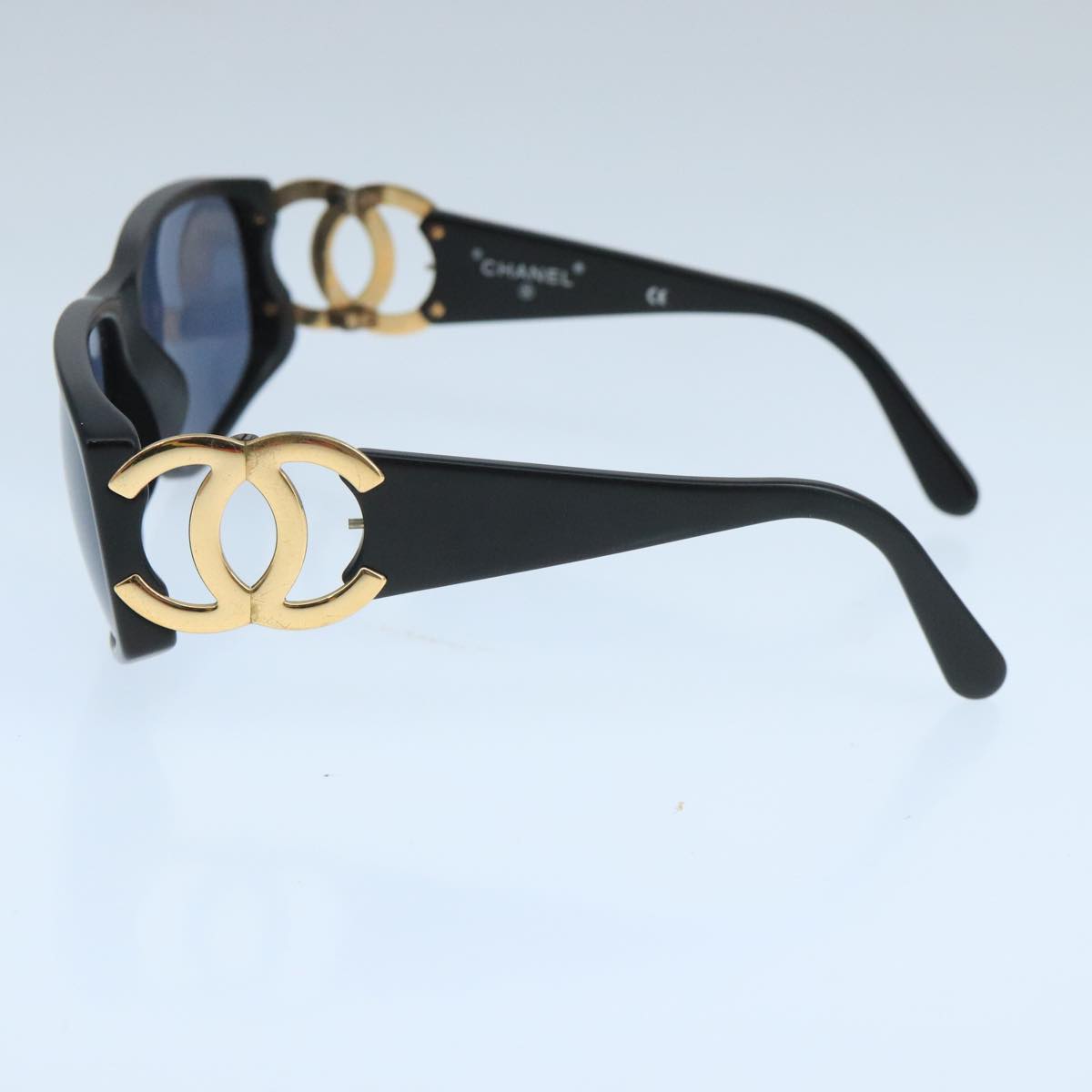 Chanel Coco Mark Black Plastic Glasses ()
