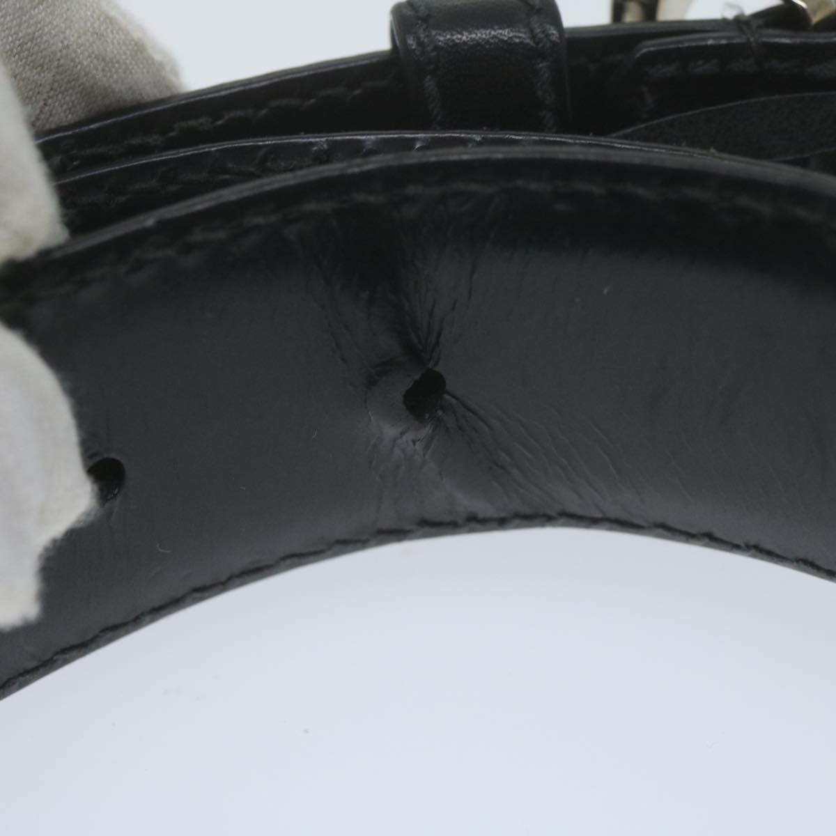 Gucci Black Leather Belt ()