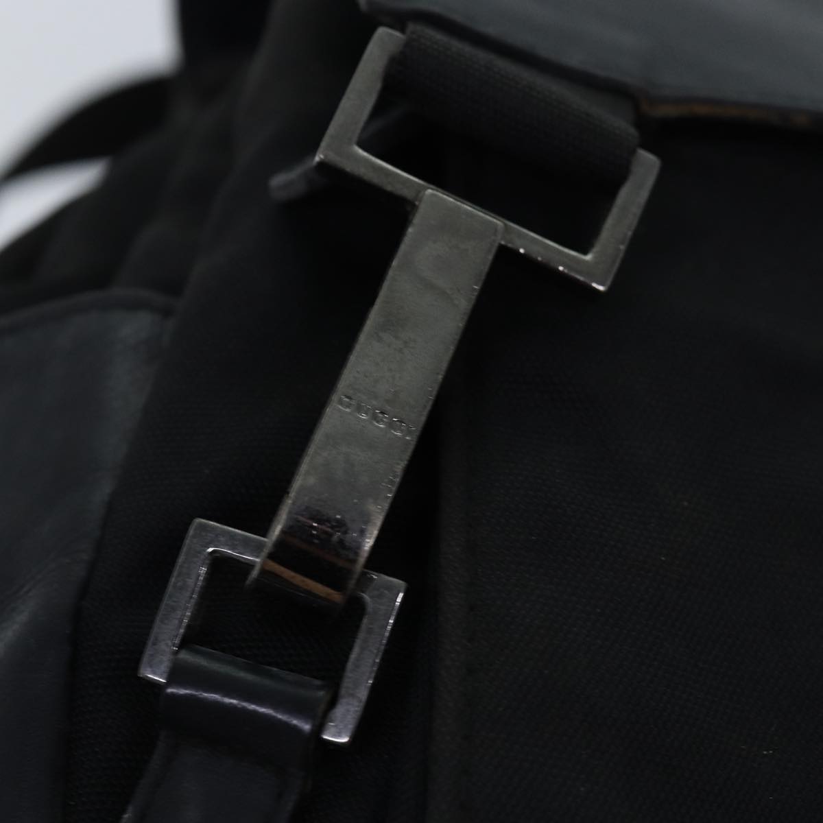 Gucci Black Synthetic Backpack Bag ()