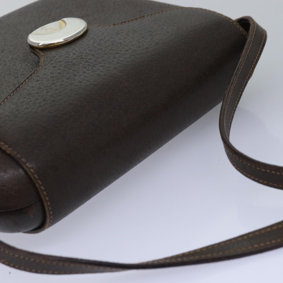 Gucci Vintage Brown Leather Clutch Bag ()