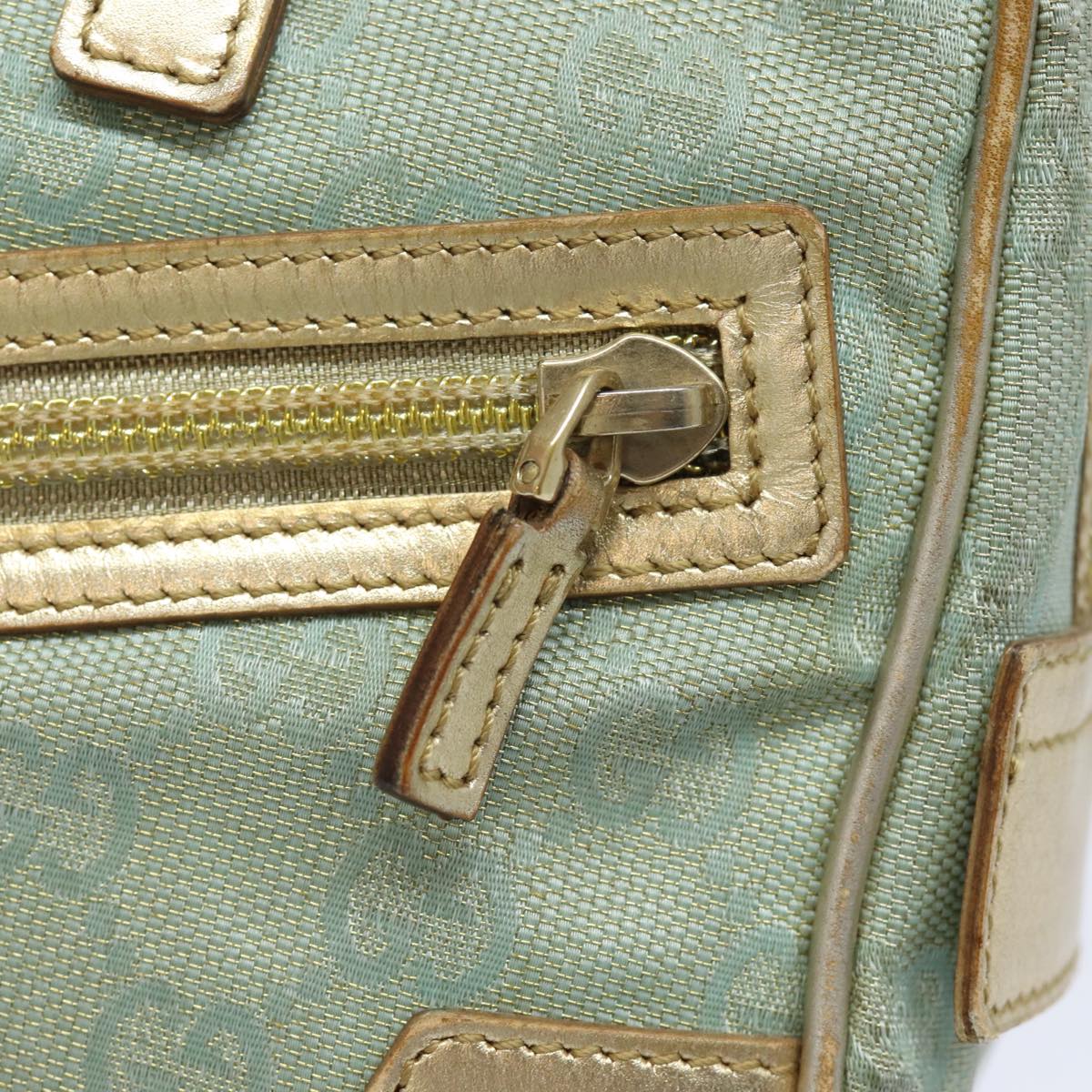 Gucci Bowling Blue Canvas Handbag ()